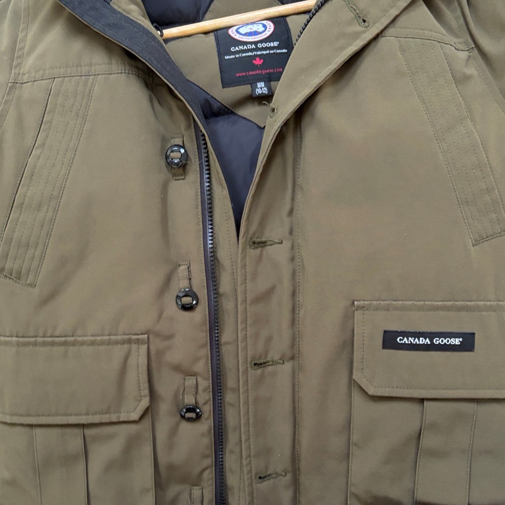Canada Goose Olive Green Military Field Parka Jacket